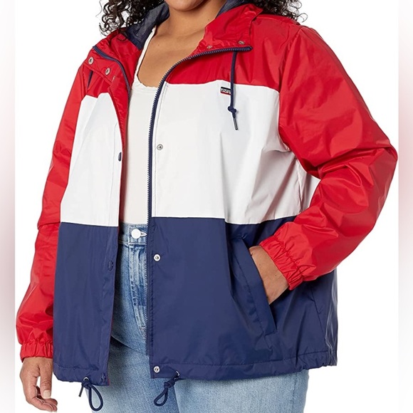 Levi’s hooded retro windbreaker medium zip up jacket - Picture 2 of 15